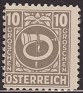 Austria 1946 Escudo Armas 10 G Gris Scott 4N07. aus 4n07. Subida por susofe